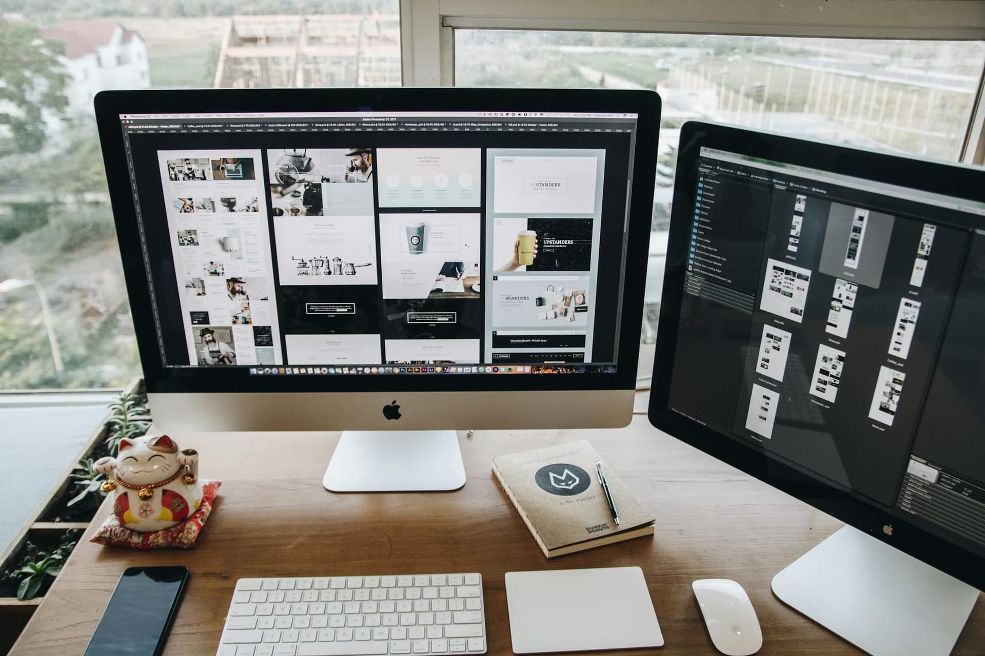 Silver iMac on a desk representing desktop AI agent control